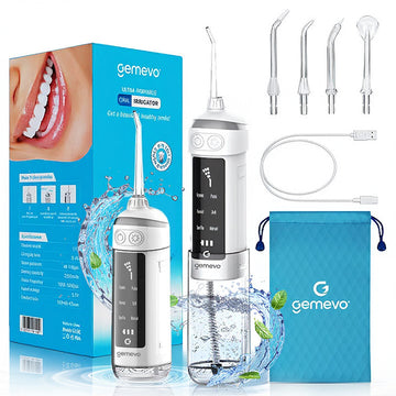 Irigator Oral Gemevo® Care, Ultra-Portabil, Alb