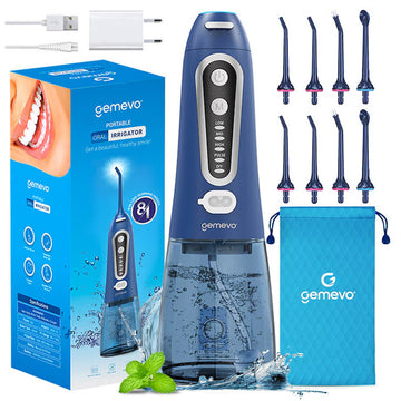 Irigator Oral Gemevo® Family, 5 Trepte de presiune, Albastru